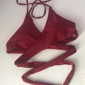 Maroon Bikini Set